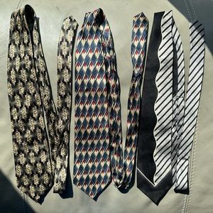 Pierre Cardin Vintage 100% Silk Ties